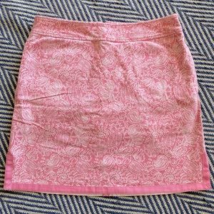 Vineyard Vines pink and white golf skirt with shorts size 10